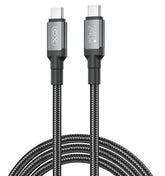 XO NB-Q264B Καλώδιο Μεταφοράς Δεδομένων Type-C to Type-C 240W High Power 2m